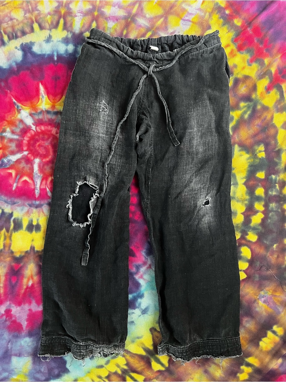 💀 Grungy Hemp Pants